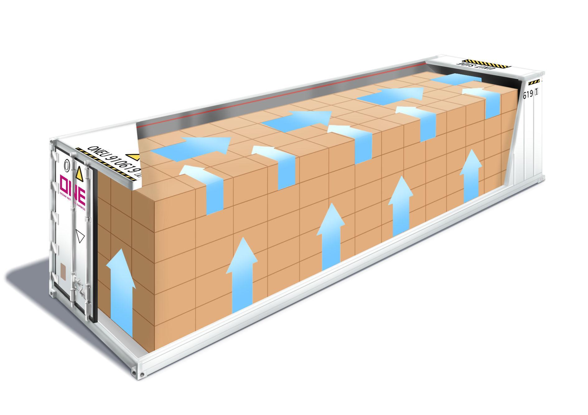 Frozen cargo container ventilation